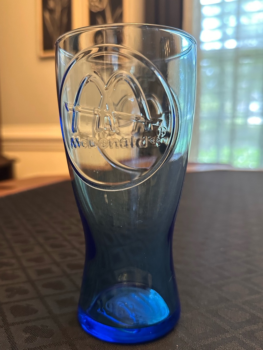 McDonald's Blue Collector Glass 1961 Era